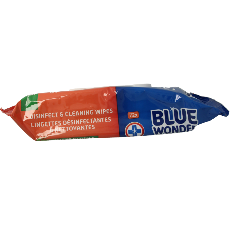 Blue Wonder Desinfect & cleaning wipes 72 Stuks