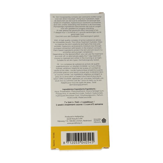 Jacob Hooy Lifting kuur 1ml 7 Stuks