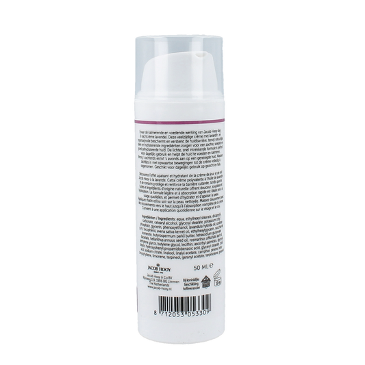 Jacob Hooy Lavendel dag en nachtcreme 50.00 Milliliter