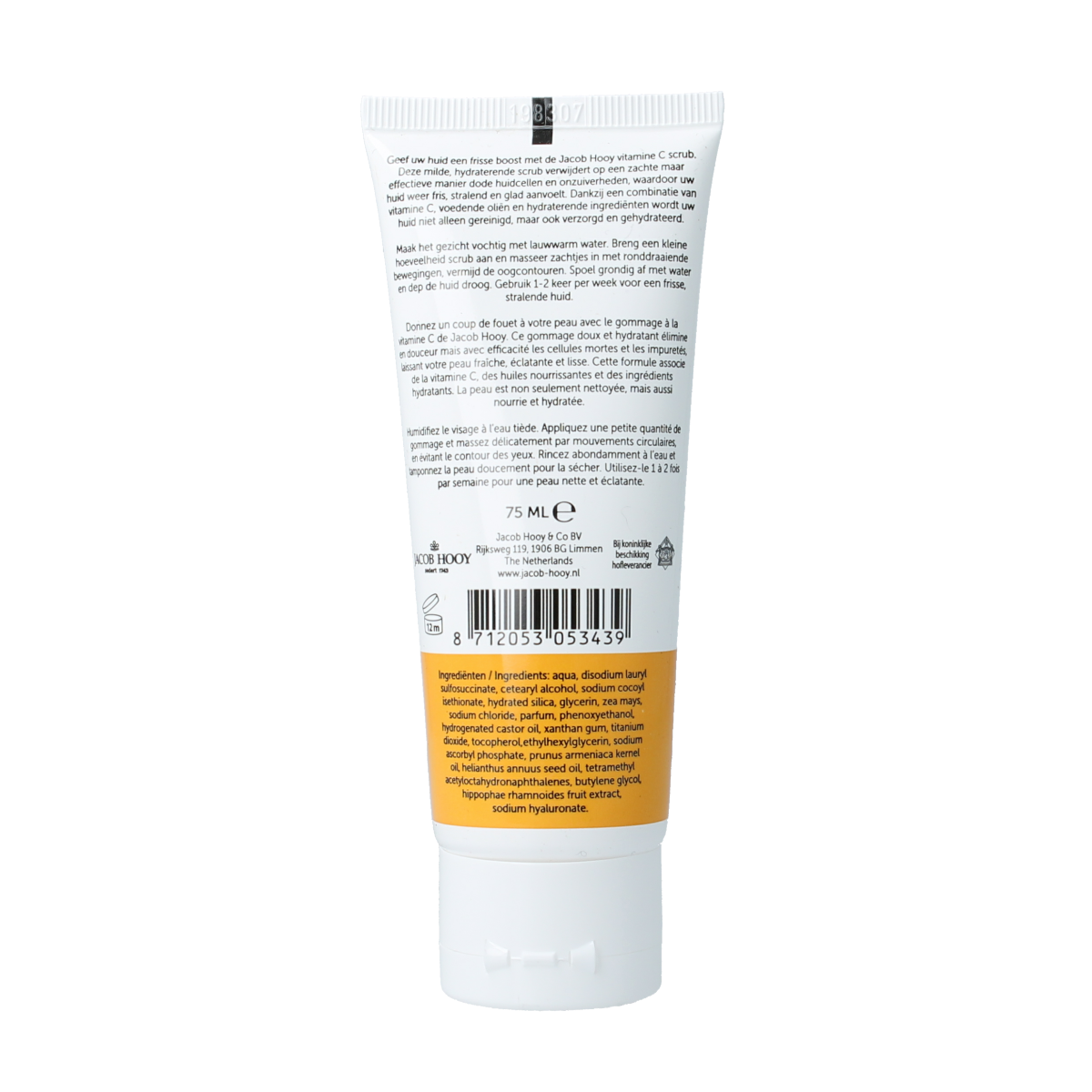 Jacob Hooy Vitamine C scrub 75.00 Milliliter