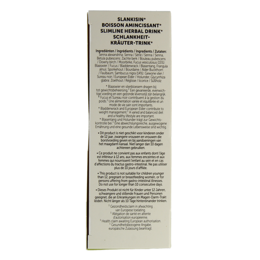 Jacob Hooy Slankisin/slankheidskruiden thee 20 Zakjes