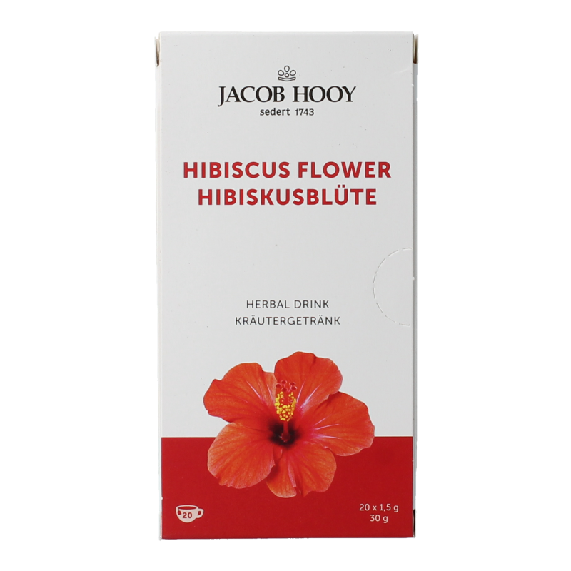 Jacob Hooy Kruidendrank hibiscus 20 Zakjes