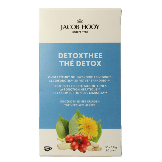 Jacob Hooy Detox theezakjes 50 Zakjes