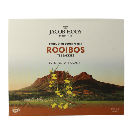 Jacob Hooy Rooibosthee sakkies 80 Zakjes