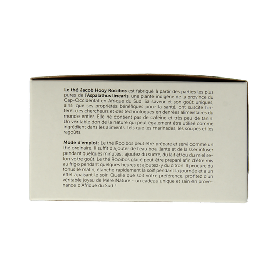 Jacob Hooy Rooibosthee sakkies bio 80 Zakjes