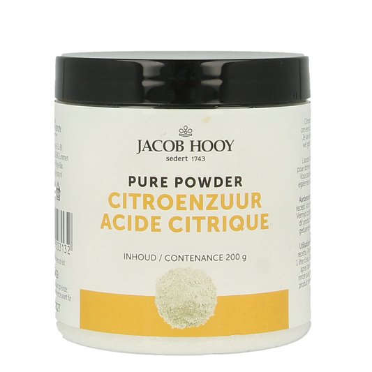 Jacob Hooy Citroenzuur pot 200 Gram