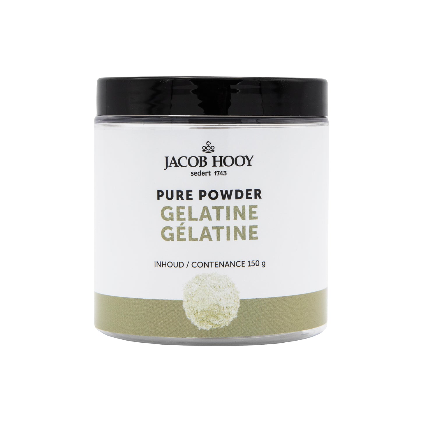 Jacob Hooy Pure Powder gelatine 150 Gram