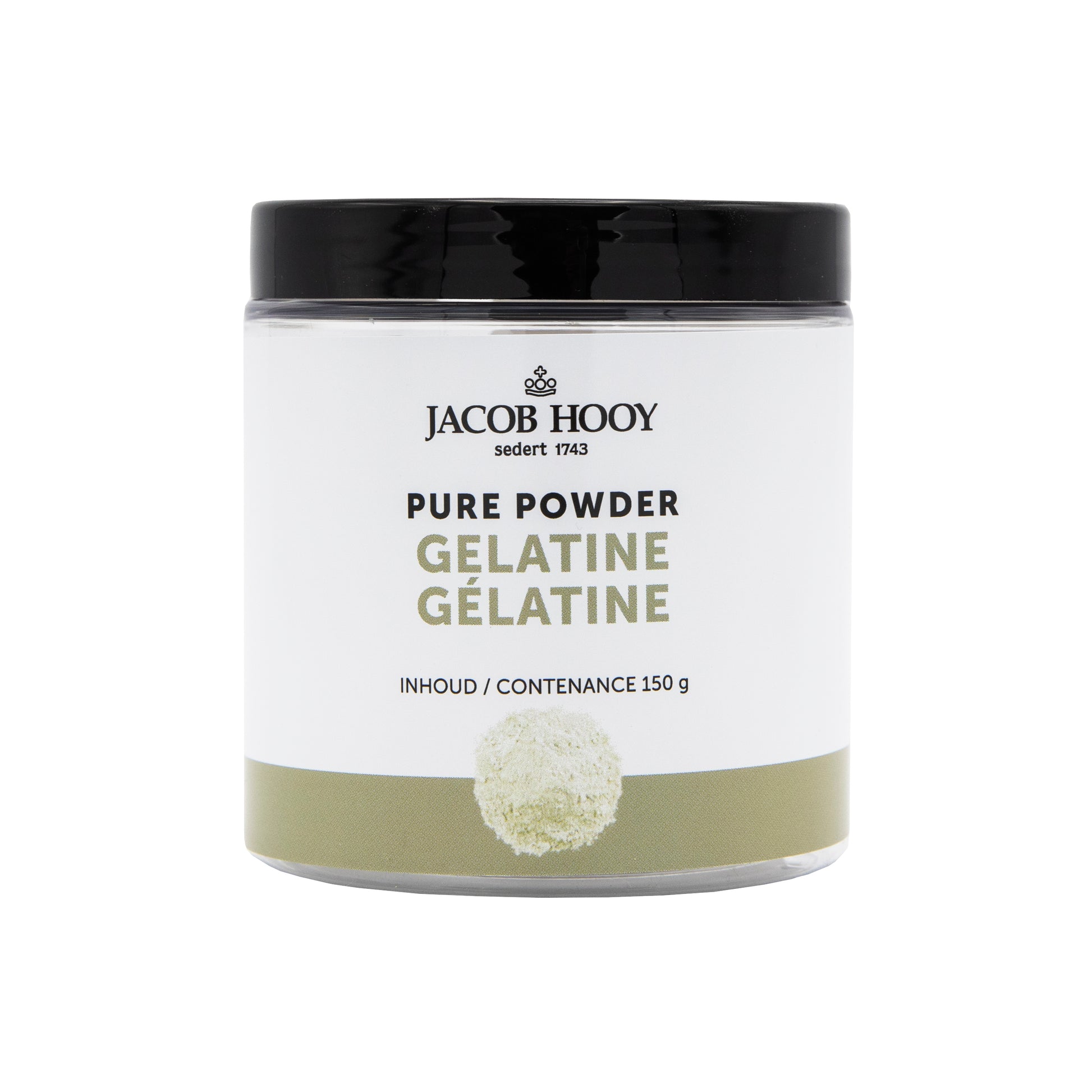 Jacob Hooy Pure Powder gelatine 150 Gram