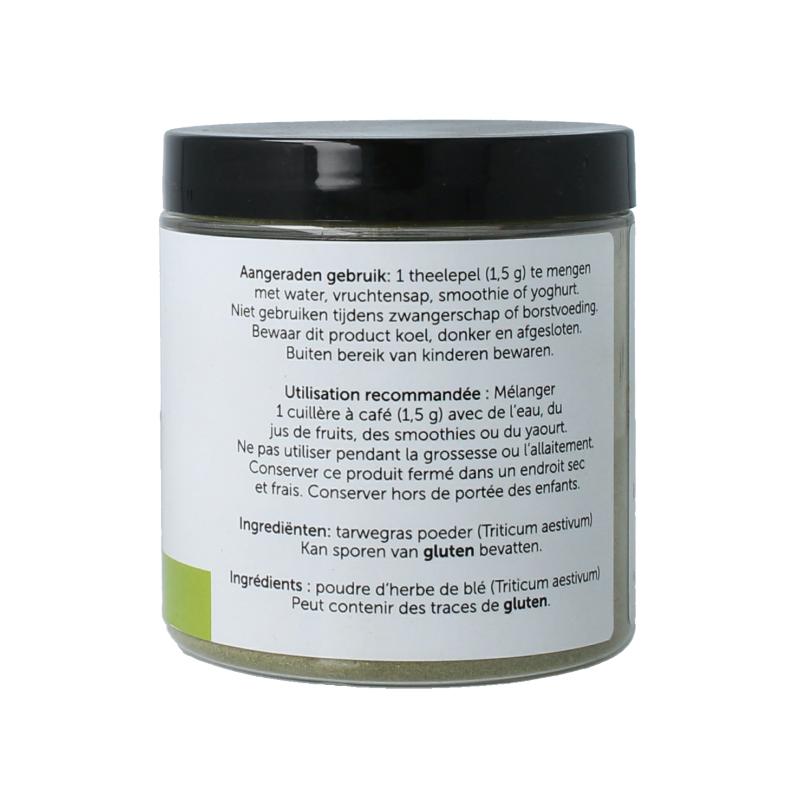 Jacob Hooy Pure Powder tarwegras 80 Gram