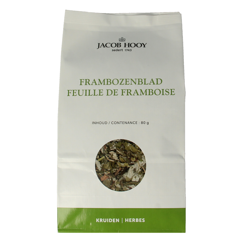 Jacob Hooy Frambozenblad 80 Gram