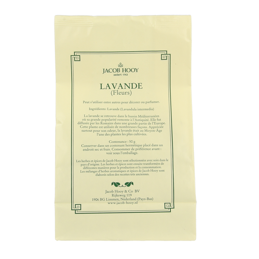 Jacob Hooy Lavendel (bloemen) 50.00 Gram