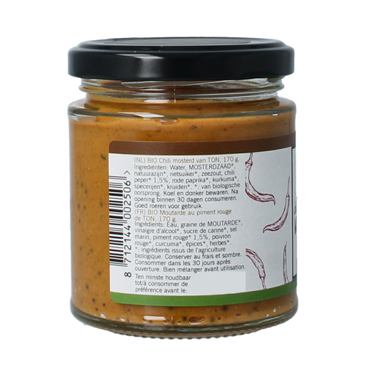 Van Ton Chili mosterd bio 170 Gram