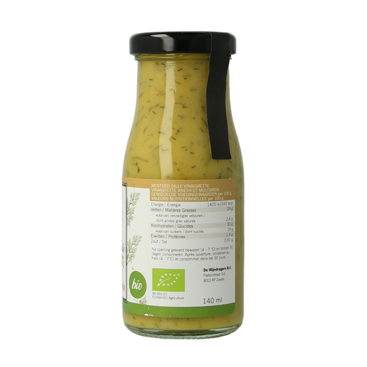 Van Ton Mosterd dille dressing bio 150.00 Milliliter