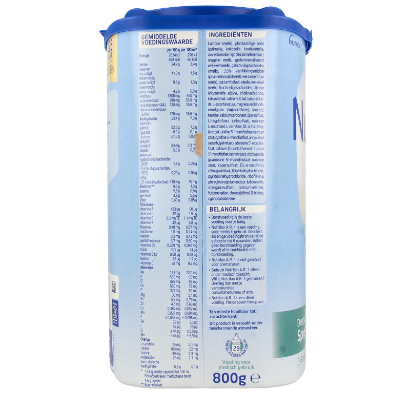 Nutrilon A.R. 1 800 Gram