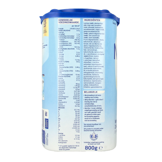 Nutrilon Volledige Zuigelingenvoeding 1 800 Gram
