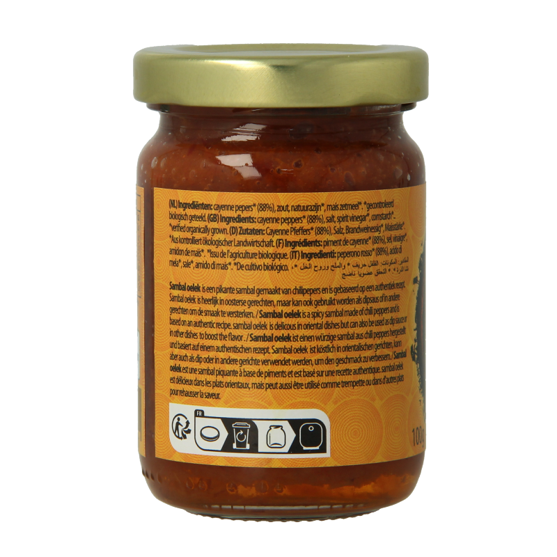 Yakso Sambal oelek bio 100 Gram