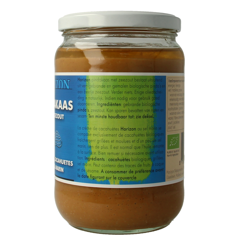 Horizon Pindakaas met zeezout eko bio 650 Gram