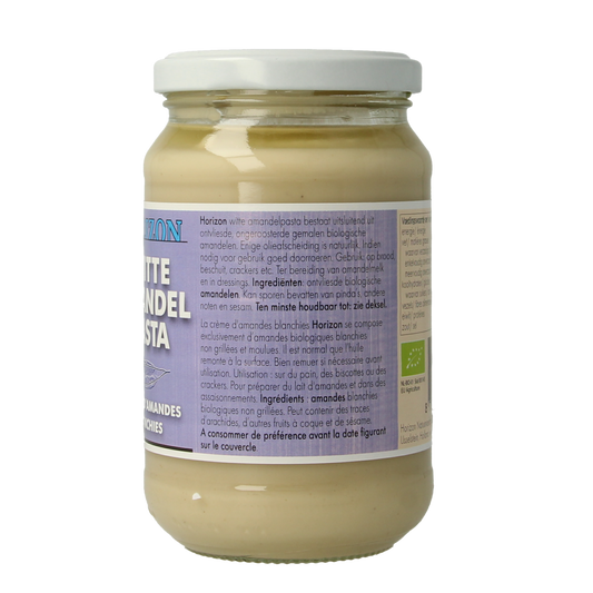 Horizon Witte amandelpasta eko bio 350.00 Gram