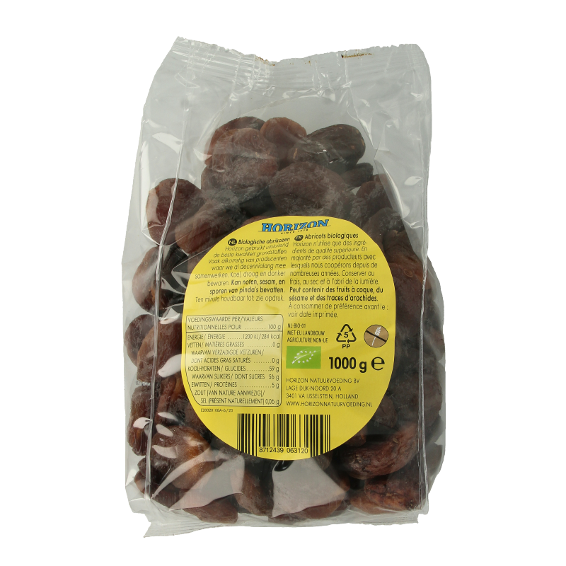 Horizon Abrikozen eko bio 1 Kilogram