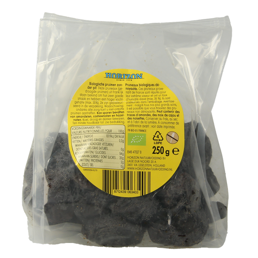 Horizon Pruimen zonder pit eko bio 250.00 Gram