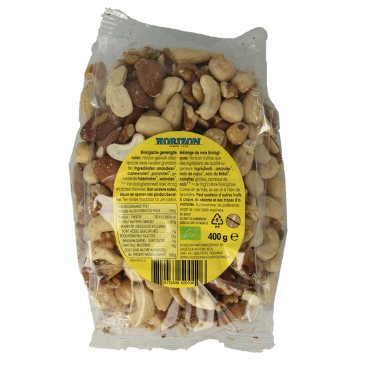 Horizon Gemengde noten bio 400 Gram