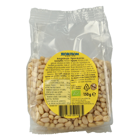 Horizon Pijnboompitten bio 150.00 Gram