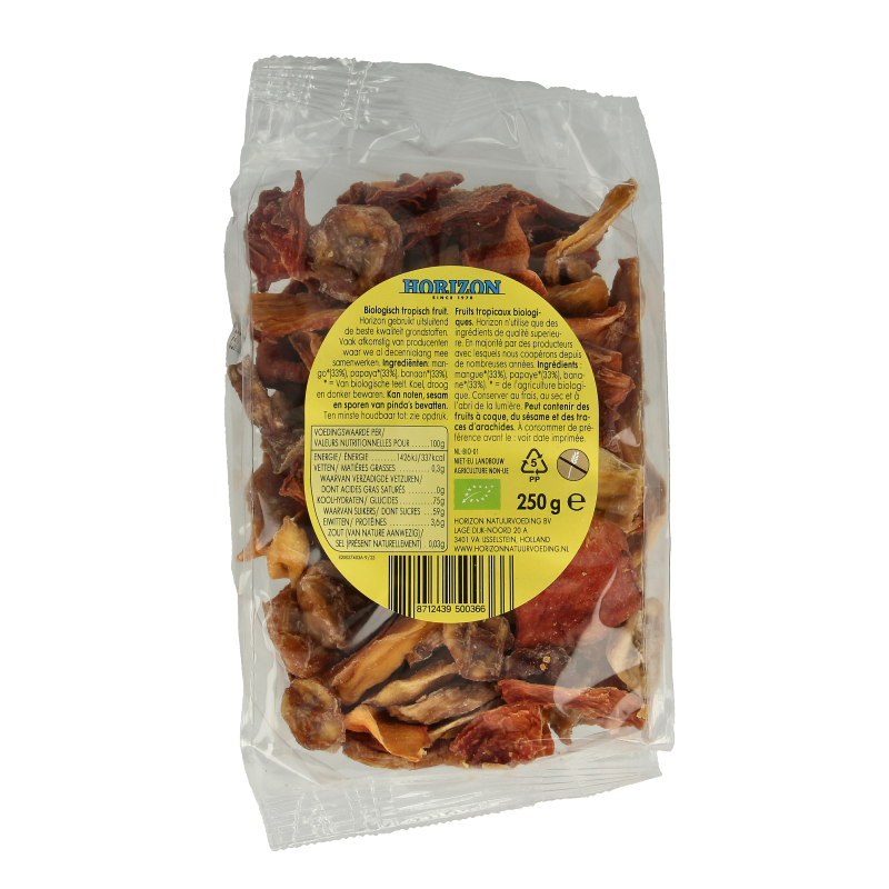 Horizon Tropisch fruit bio 250 Gram