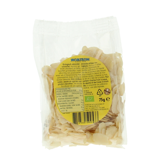 Horizon Amandelschaafsel geblancheerd bio 75.00 Gram