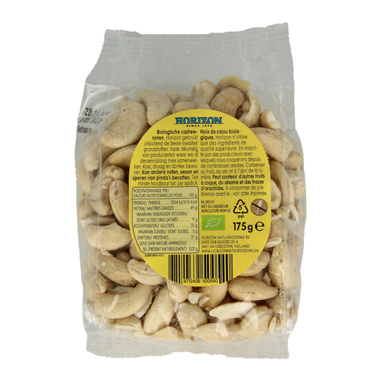 Horizon Cashewnoten heel bio 175.00 Gram