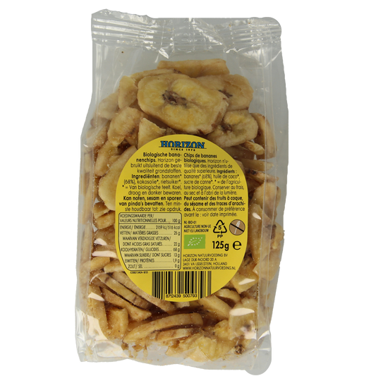 Horizon Bananenchips bio 125.00 Gram