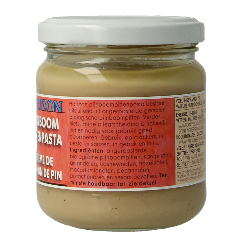 Horizon Pijnboompit pasta bio 175 Gram