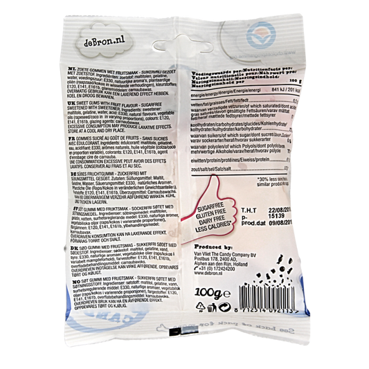 De Bron Fruitgums suikervrij 100 Gram