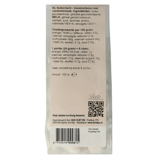 Kindly's Sneeuwcaramels zoete herinneringen 160 Gram
