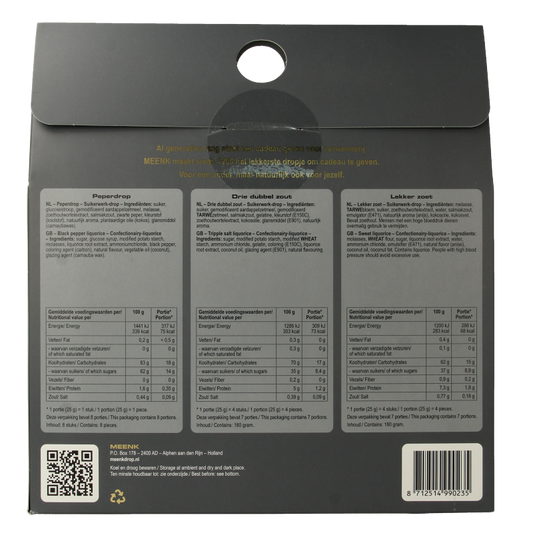 Meenk Meenk cadeau zoet, zout, peperig 1 Stuks