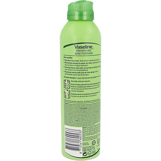 Vaseline Lotion spray aloe vera 190.00 Milliliter