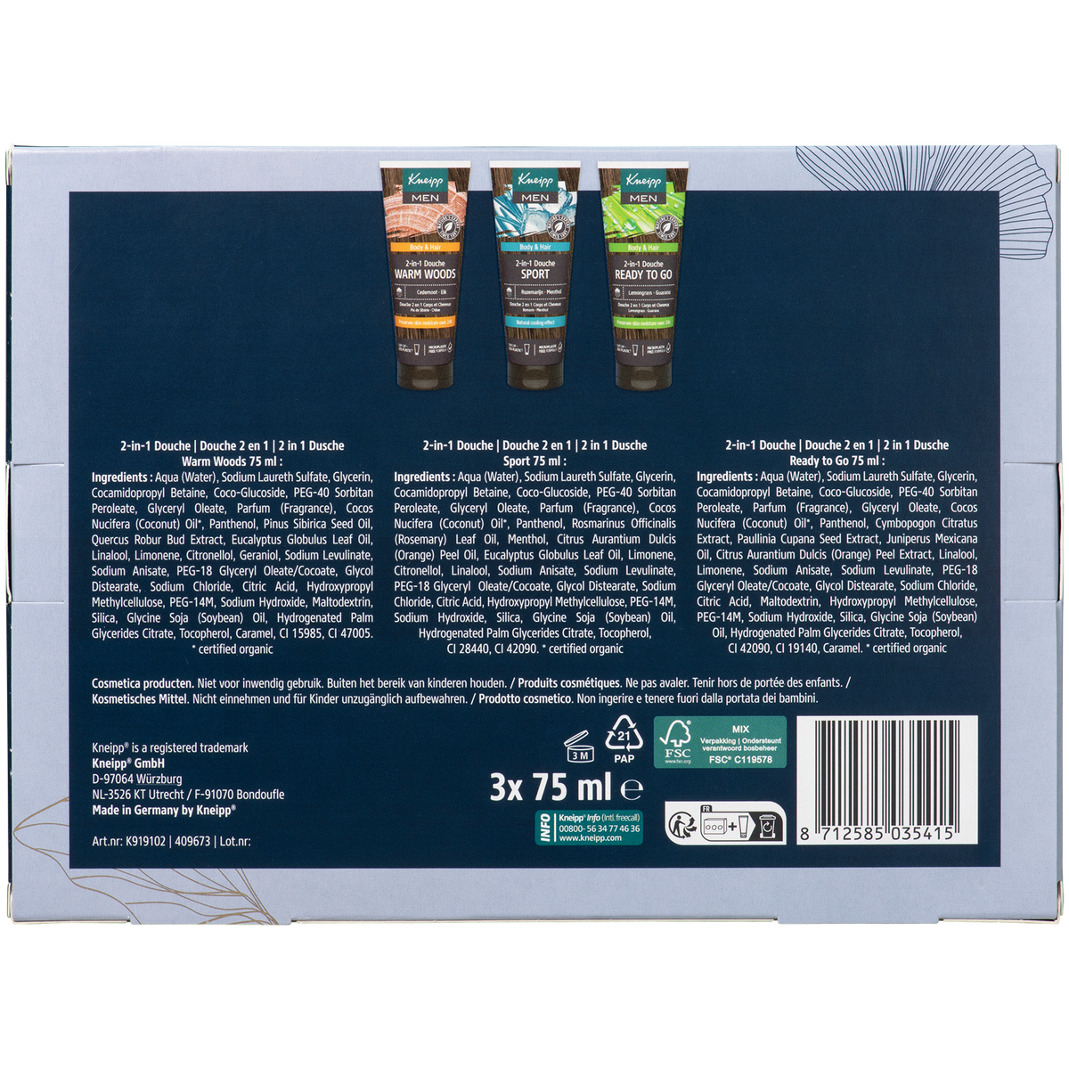 Kneipp Geschenkset Men Shower Favourites 1.00 Set