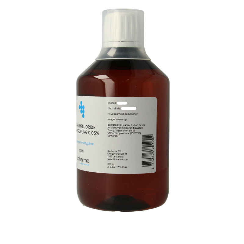 Bipharma Natriumfluoride 0,05% mondspoeling 500 Milliliter