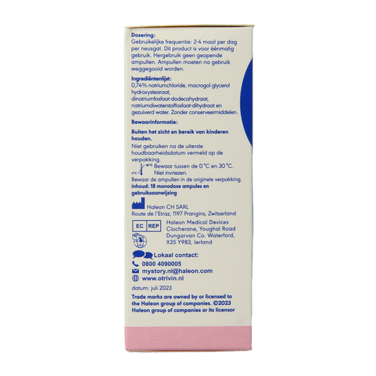 Otrivin Baby monodose 5 ml 18 Ampullen