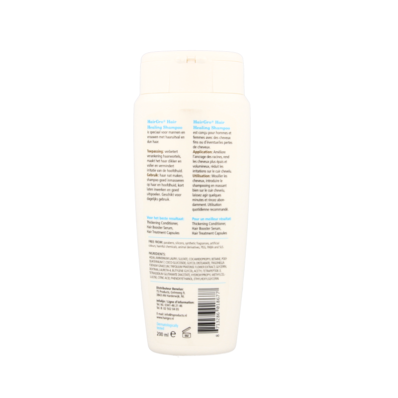 Hairgro Healing shampoo SLS free 200 Milliliter