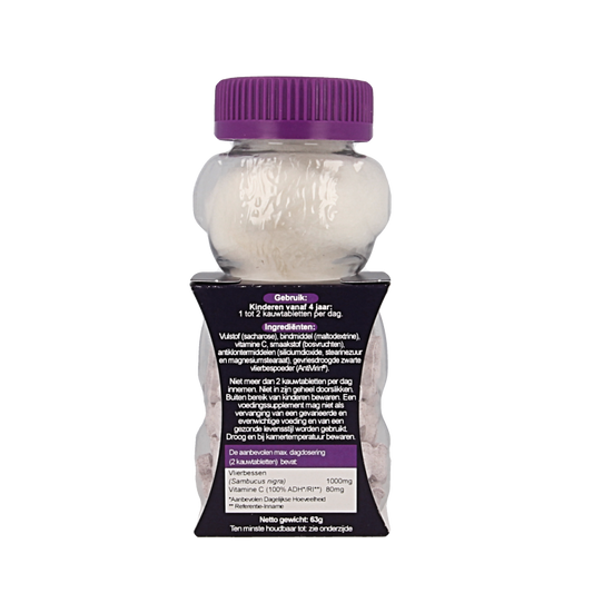 Sambucol Kauwtabletten voor kids 60 Kauwtabletten