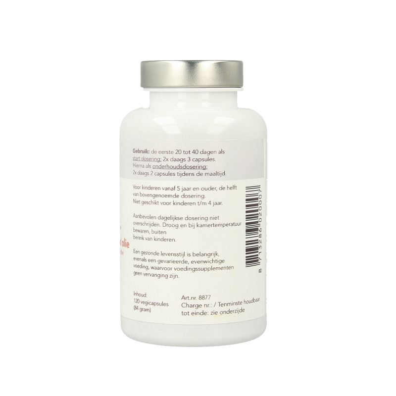 Epigenar Zwarte bessenzaadolie (parent oil) 120 Vegetarische capsules