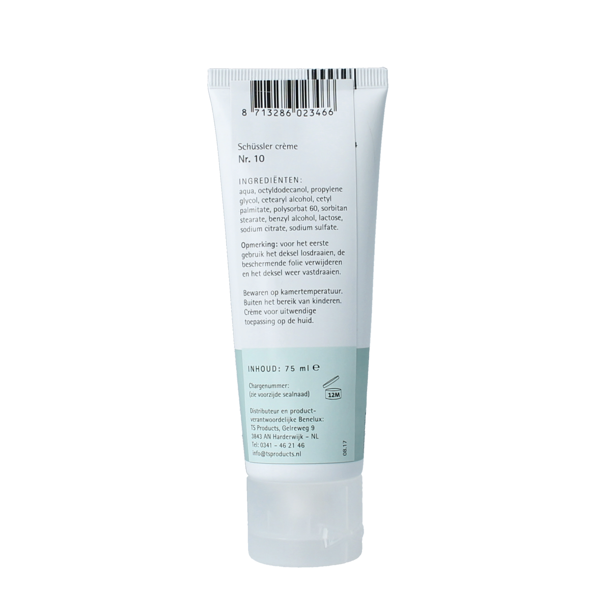 Pfluger Schussler creme nr. 10 75.00 Milliliter