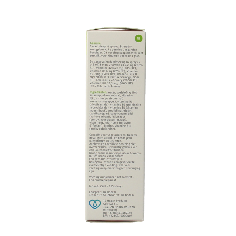 TS Choice Vitaminespray vitamine B complex 25 Milliliter