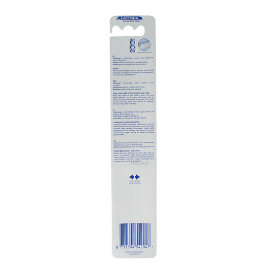 Lactona Tandenborstel M40 medium duo assorti 2.00 Stuks