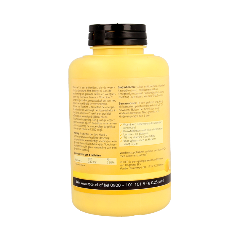 Roter Vitamine C 70 mg kauwtablet 800 Kauwtabletten