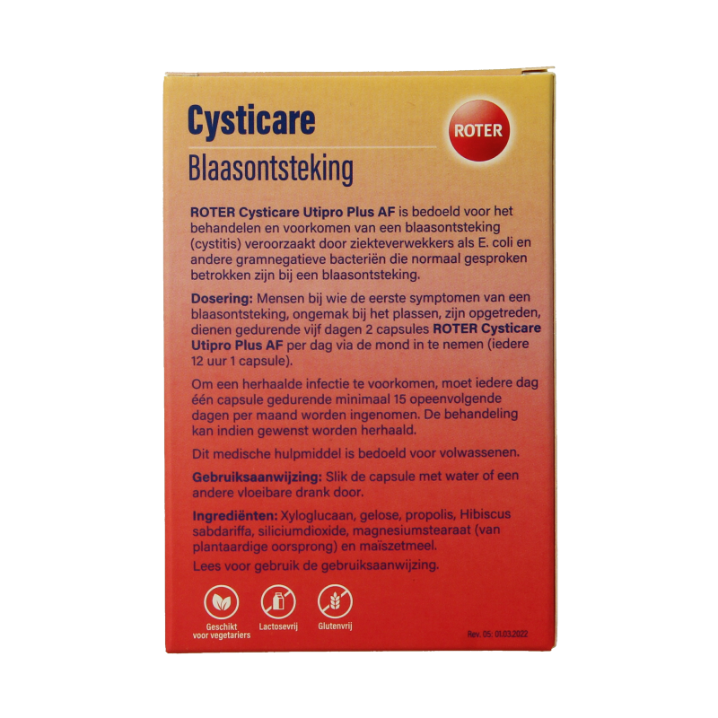 Roter Cysticare 15 Capsules
