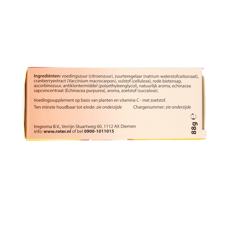 Roter Cranberry vitamine C & echinacea duopack 20 Bruistabletten