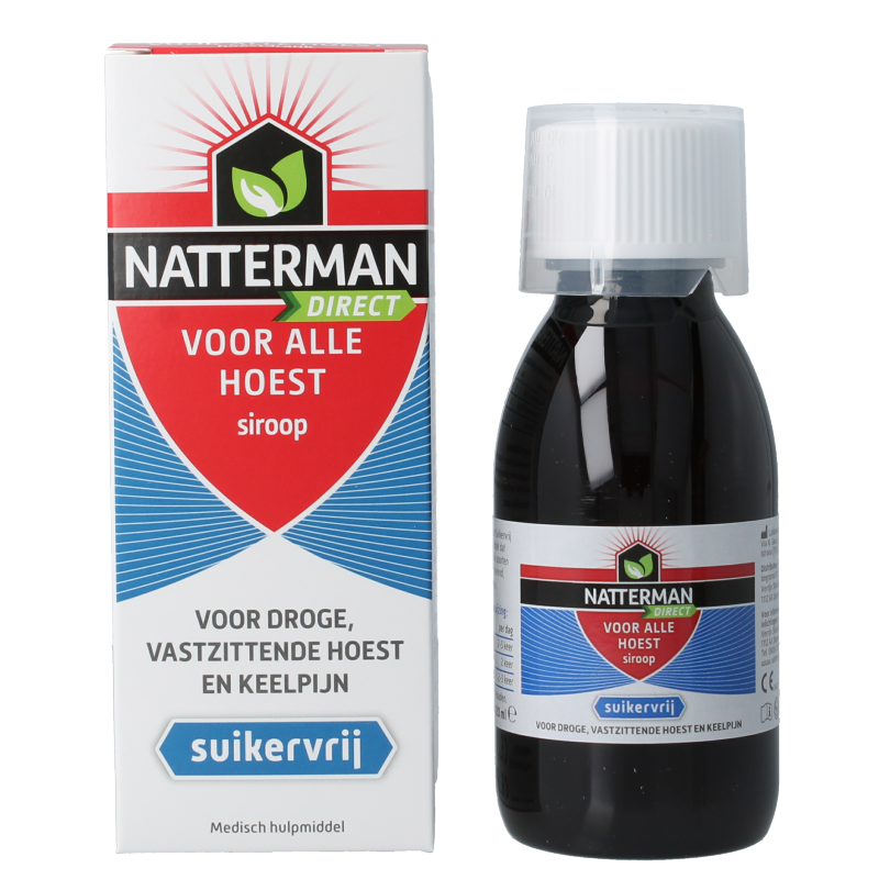 Natterman Hoest drank alle hoest suikervrij 120 Milliliter