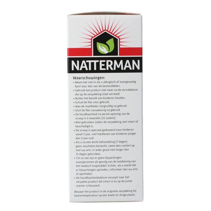 Natterman Hoest drank alle hoest suikervrij 120 Milliliter