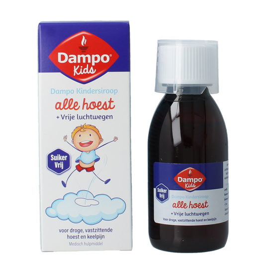 Dampo Kindersiroop alle hoest suikervrij 120 Milliliter